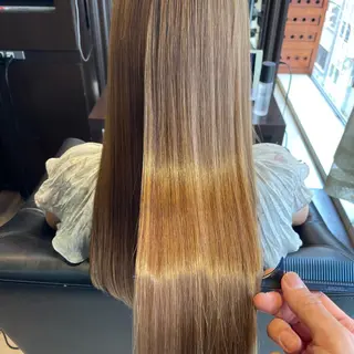 ロング カラー 心斎橋 美髪職人　近江のヘアスタイル