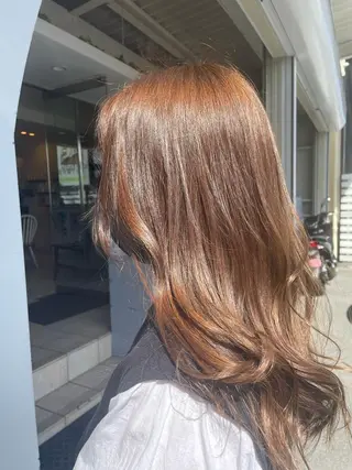 ロング カラー 美容室 Jフィドルファドル所属・わきた かずなのヘアスタイル