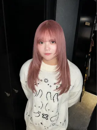 ロング カラー 💎透明感カラー💎 bAteAu あまねのヘアスタイル