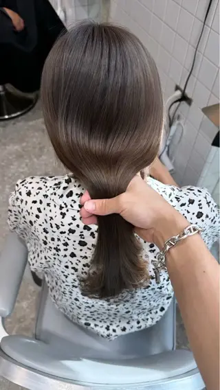 ロング カラー 韓国/ワンホン/新宿 レイヤーリョウヤのヘアスタイル