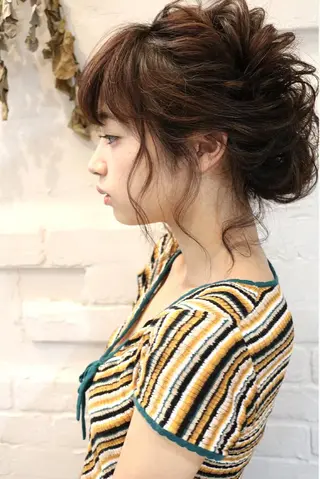 ミディアム まつパ・ヘアセット ♡Chinami♡のマツエク・マツパデザイン