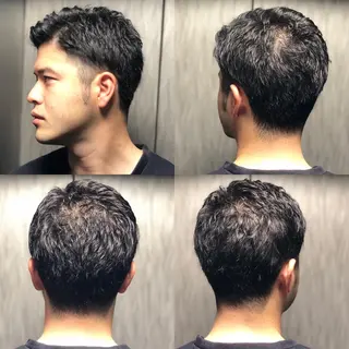 ショート ヘアアレンジ メンズ 萩原 勇樹のヘアスタイル