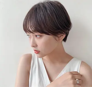 ショート 似合わせカット‪// 鶴我万唯華のヘアスタイル