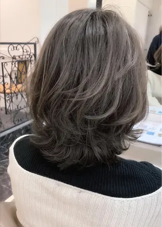 ミディアム カラー Ash川越店／ 松本　亮二のヘアスタイル