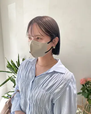 ショート 🪻花屋併設🪻秀島 有紀のヘアスタイル