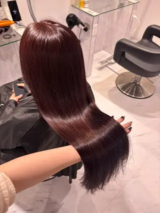 ロング カラー 髪質改善🩰透明感カ ラー🎀hinanoのヘアスタイル