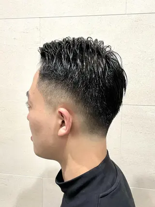 ショート メンズ Graceful BarBer platinum所属・無料メンズカット💈 遠山泰輝のヘアスタイル