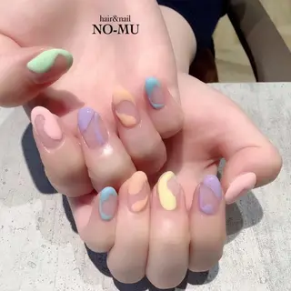 ネイル hair&nail NO-MU所属・hair&nail NO-MUのネイルデザイン