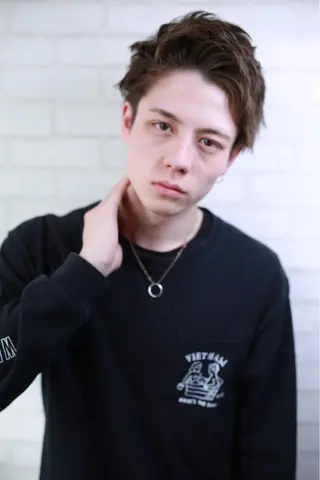 ショート カラー パーマ ヘアアレンジ メンズ キッズ ネイル マツエク・マツパ premier modelsのヘアスタイル