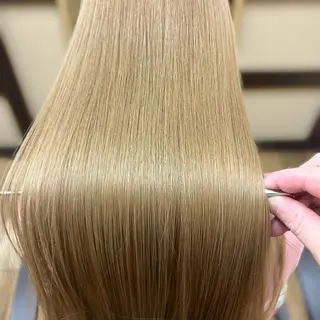 ロング パーマ みやたゆうき 髪質改善講師のヘアスタイル