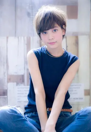 ショート カラー hao所属・西山 頌太のヘアスタイル