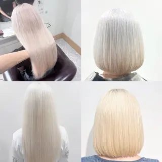 ロング カラー ブリーチ予約率90% 以上✨森山陽向のヘアスタイル