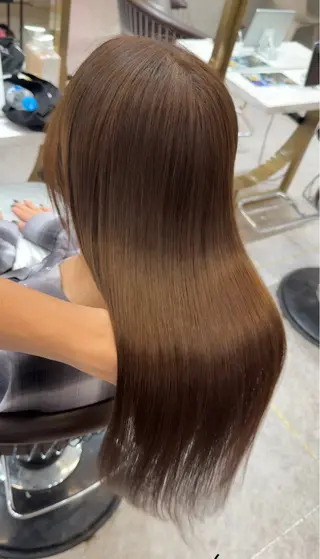 ロング パーマ ブリーチなし レイヤーKYONのヘアスタイル