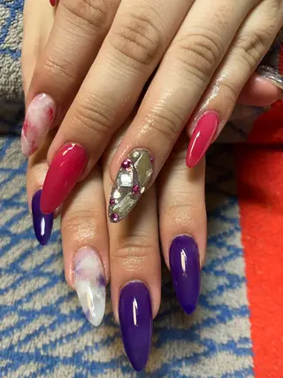 ネイル rukianail 新里のネイルデザイン