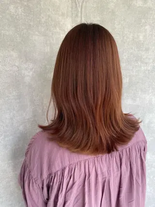 ミディアム カラー 入江 允のヘアスタイル