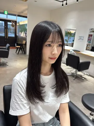 ロング 岩元 洸のヘアスタイル