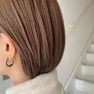 ショート カラー アオイ🩵暖色 /まろやかカラーのヘアスタイル