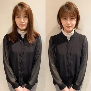 ショート カラー ヘアアレンジ SALOWIN銀座VORT所属・小林 佳祐のヘアスタイル