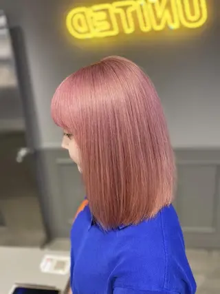 カラー 曲がる縮毛矯正✨️ パーマ🌀 晃哉‎のヘアスタイル