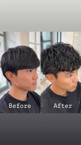 パーマ メンズ メンズ特化 / ツイスパ🔥高林拓斗のヘアスタイル