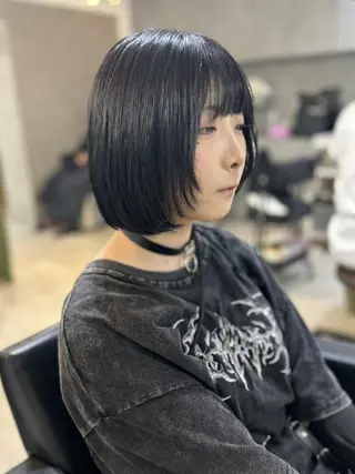 ショート 🌈扱いやすいボブ× ブリーチ🌈TAMEのヘアスタイル