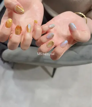 ネイル 北浦和 自爪育成ケアのネイルデザイン