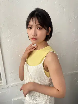 ショート カラー UNHAIRbyshiomi H所属・十川 明優花のヘアスタイル