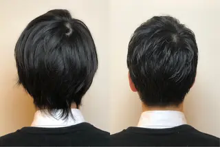 ショート メンズ Of HAIR所属・✨デザインカラー✨ ハイトーン　森貴章のヘアスタイル