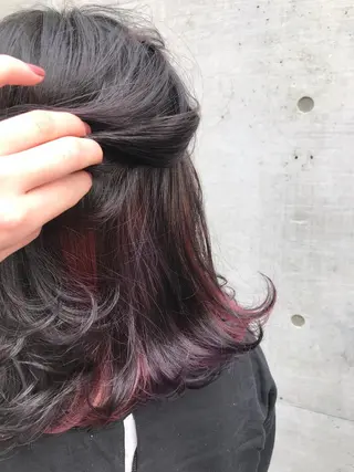 ショート カラー a-o横浜所属・色落ちまでキレイに！ ！女性サロンのヘアスタイル