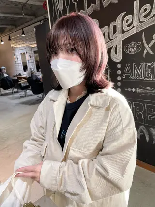 ショート カラー メンズヘア/レイヤー /ボブ山内春輝のヘアスタイル