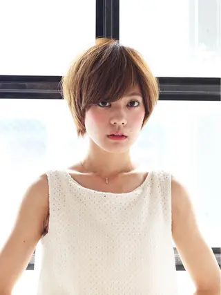 ショート カラー パーマ ヘアアレンジ ✨ハイクオリティ✨ 山本香也のヘアスタイル