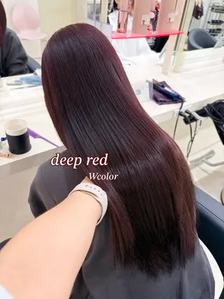 カラー 🍒暖色カラー🍒 YUUNAのヘアスタイル