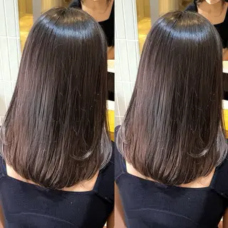 ミディアム ラフィスヘアードープ所属・👑髪質改善wカラー /ハイトーン/アユカのヘアスタイル