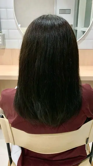 セミロング カラー 田中 怜菜のヘアスタイル