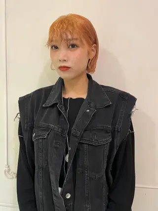 ショート カラー アオキ リノのヘアスタイル