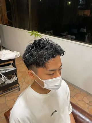パーマ メンズ 船橋駅南口徒歩5分 キチ/RITSUのヘアスタイル