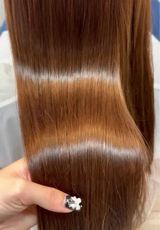 ロング 🩶透明感カラー/ 縮毛矯正LUNA🩶のヘアスタイル