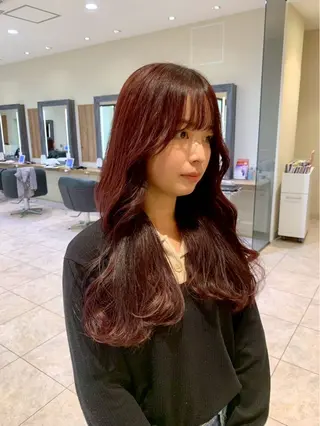ロング 暖色カラー/ボブ カット👗mimiのヘアスタイル