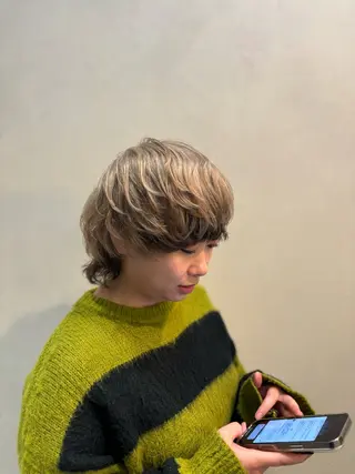 ショート カラー 似合わせレイヤー🪽 グレージュ🪽のあのヘアスタイル