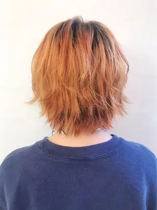 ショート カラー SNSで大バズり‼️ 欧米風ヘア大ヒット中のヘアスタイル