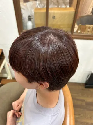 ショート カラー 徳 永のヘアスタイル