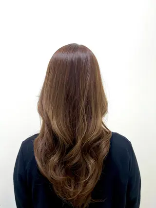ロング 新宿/小顔レイヤー/ 顔まわり/西慶太朗のヘアスタイル