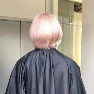 ショート 艶髪レイヤー/ ハイトーンKeitaのヘアスタイル