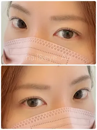 メンズ キッズ マツエク・マツパ nail&eye Aoのマツエク・マツパデザイン