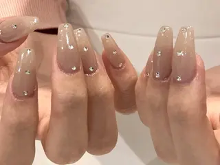 ネイル ki🍒🍒 ki ツルツルネイルのネイルデザイン