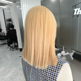 ミディアム カラー ダブルカラー 韓国ヘアKYONのヘアスタイル