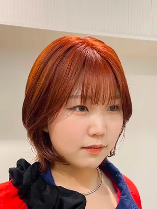 ミディアム カラー ヘアアレンジ 🦠カラーリスト/ 魚瀬あおい🦠のヘアスタイル