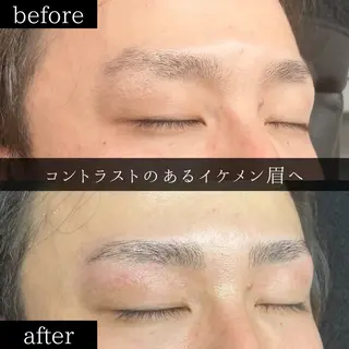 メンズ アイブロウ メンズ眉毛サロン you 千葉店 【眉毛専門店】所属・Akasaki Yuseiの眉毛・アイブロウイメージ