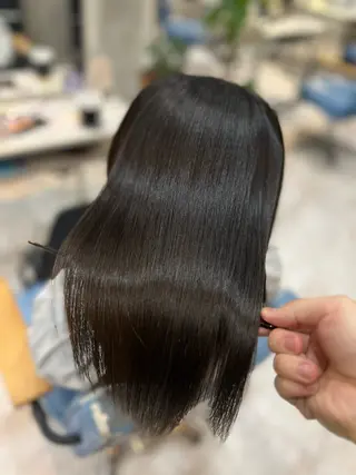 ミディアム 🍀美髪矯正指名 No1🍀北川魁人のヘアスタイル