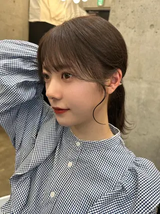 ロング カラー SALOWIN原宿AROA店所属・顔まわり神カット✂︎ 齋藤雄大【表参道】のヘアスタイル